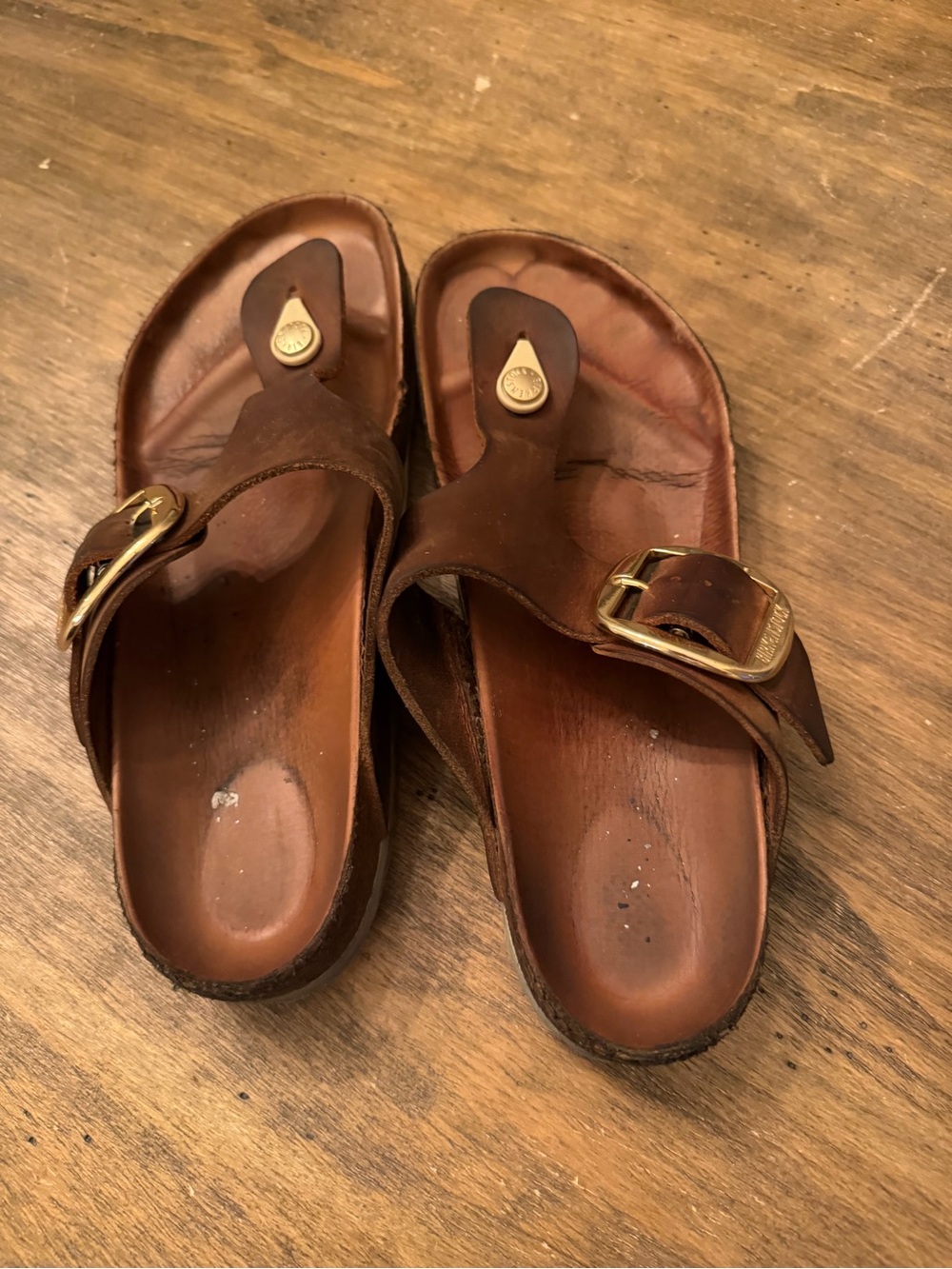 birkenstock gizeh big buckle cognac - Picture 3 of 12